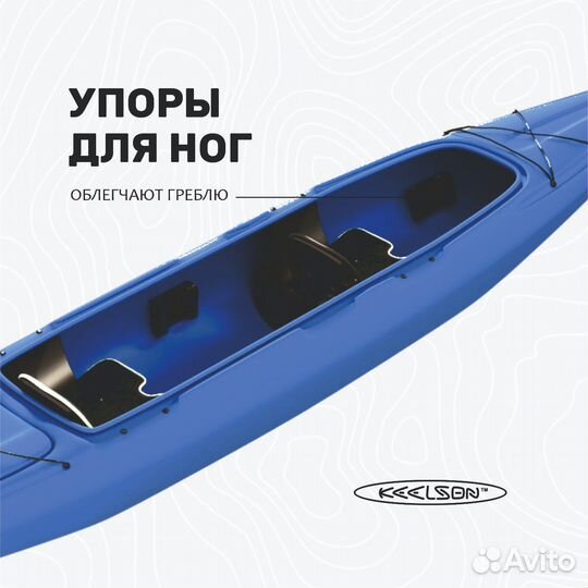 Каяк пластиковый двухместный