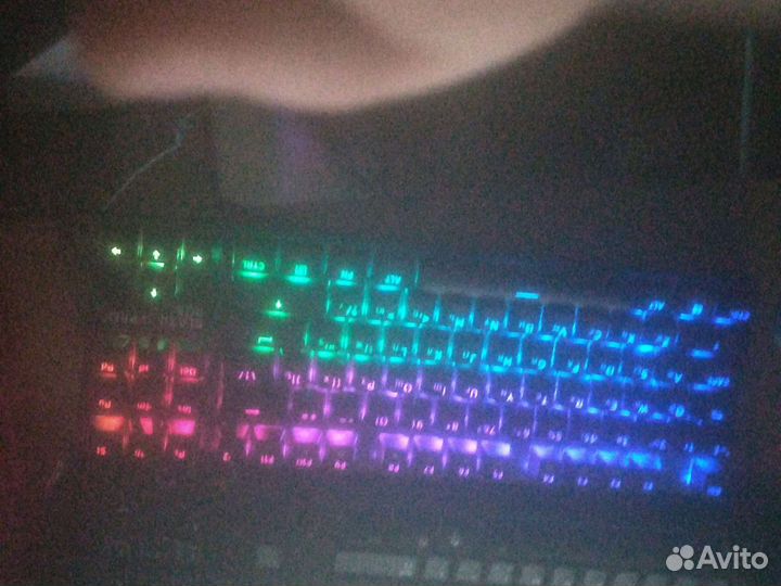 Игровая клавиатура blazing pro rgb синие свечи