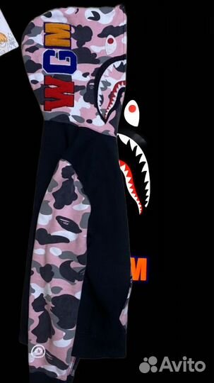 Зип худи Bape Shark оригинал