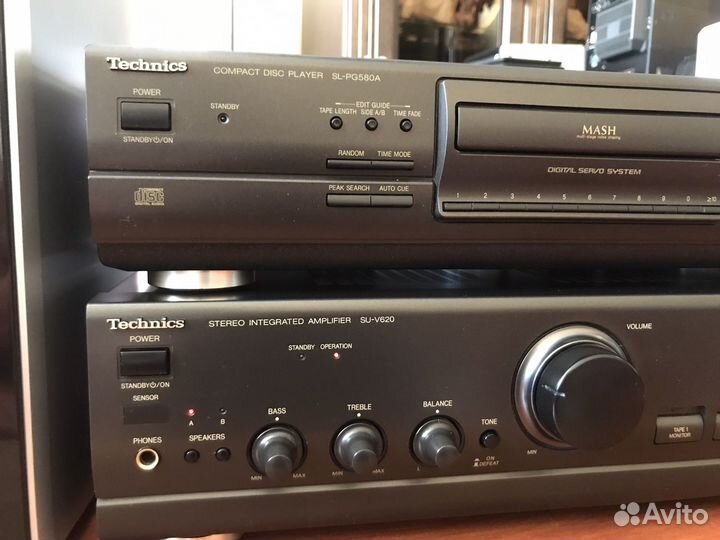 Стерео усилитель technics su-v620,CD sl-pg580a