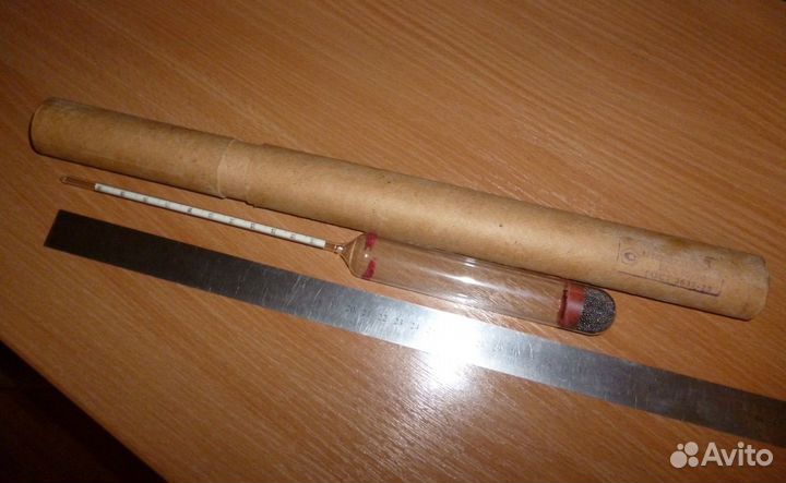 Большой ареометр спиртометр СССР бс1 80-90 гост