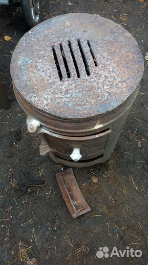 Печь для казана чугунная