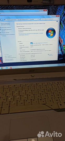 Продам двухядерный ноутбук