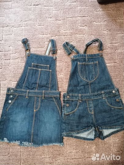 Джинсовый комбинезон