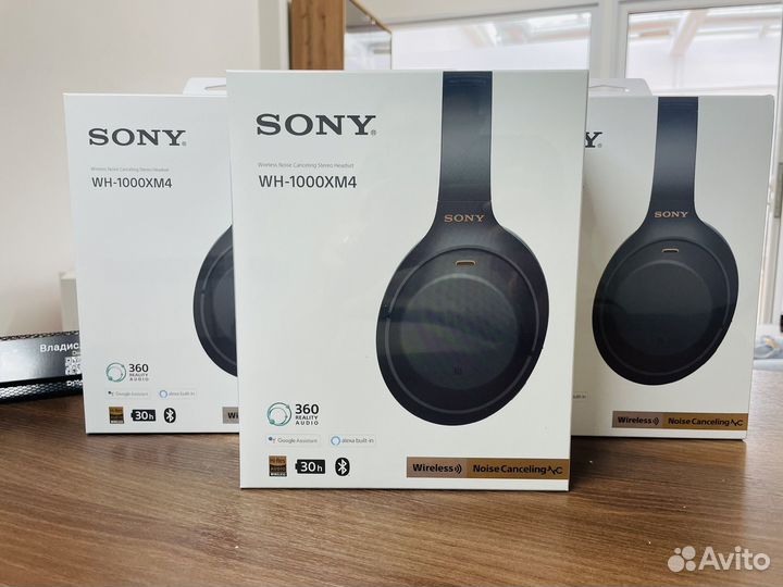 Наушники Sony WH-1000XM4 Black/Silver