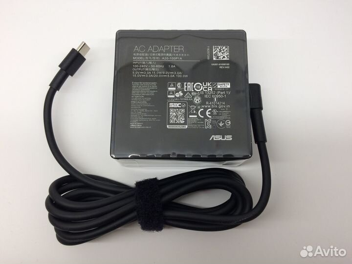 Блок питания Asus A20-100P1A (Type-C 100W)