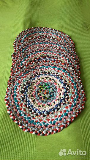 Коврики плетёные ручной работы