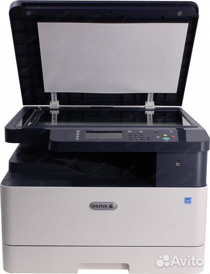 Мфу лазерное Xerox B1025DN, ч/б, A3, белый/синий