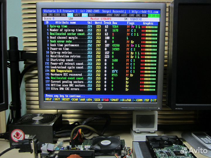 HDD Maxtor DiamondMax Plus9 (60GB) IDE рабочий №39