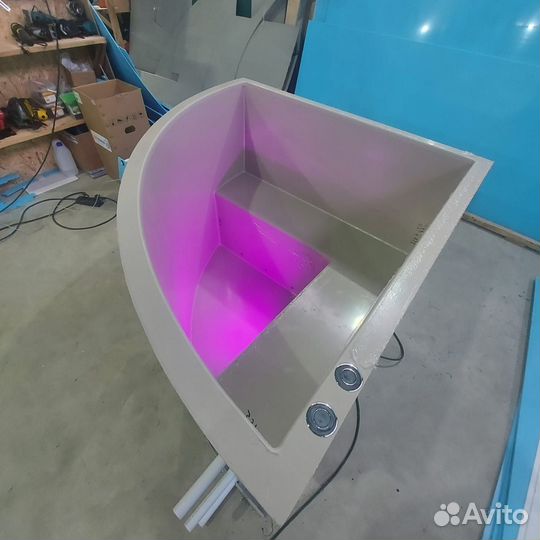 Купель от производителя угловая