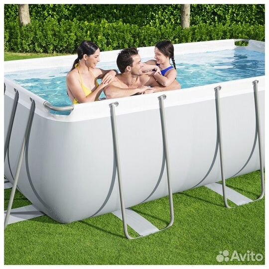 Бассейн каркасный прямоугольный Bestway Power Stee