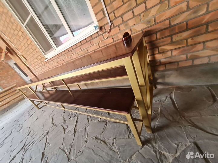 Стол с лавками