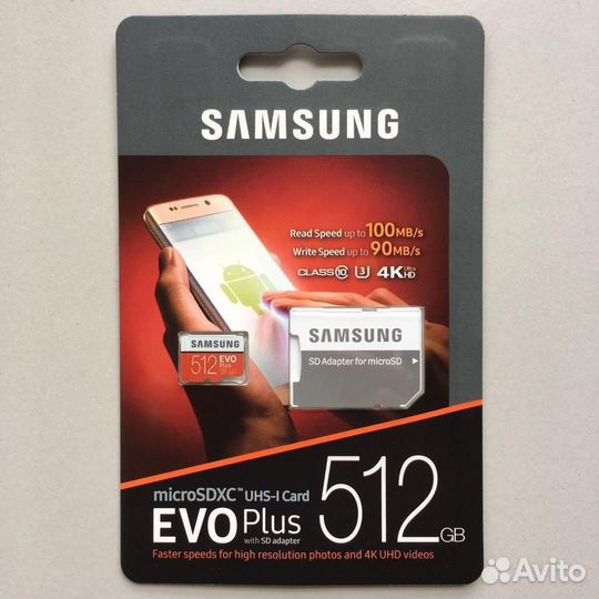 Карта памяти microsd 512 gb Samsung original