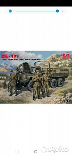 Модели автомобилей для склеивания фирмы ICM в 1/35