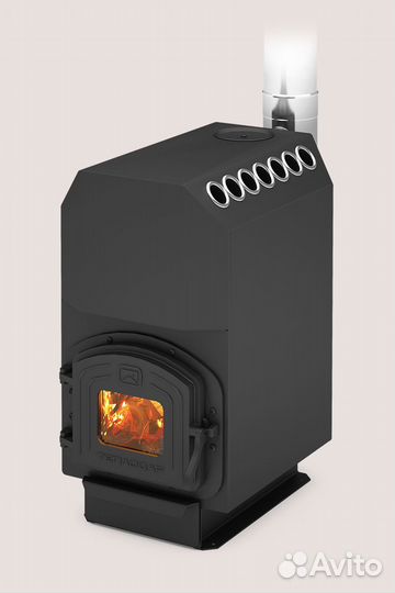 Отопительная печь топ-модель-200 с чугунной дверце