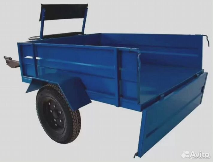 Телега прицеп для мотоблока Forza до 300кг, тормоз