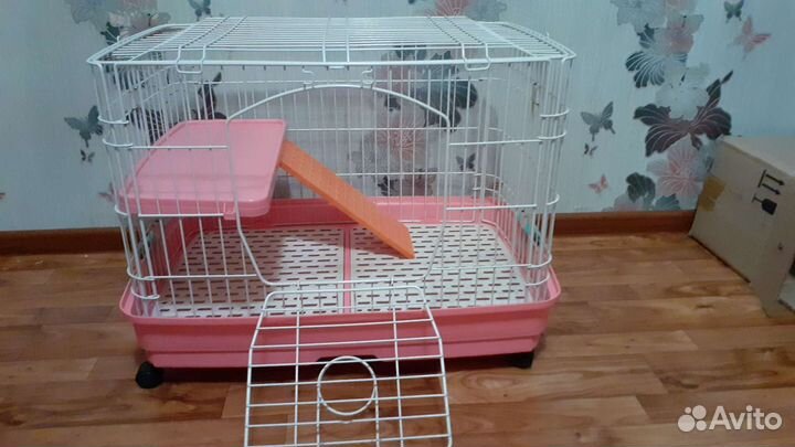 Клетка Kredo F12 с наполнением для крыс и хорьков