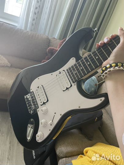 Электро гитара Bosstone с комбиком и наушниками