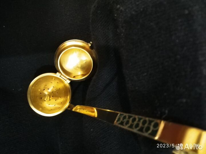 Ситечко чайное серебряное