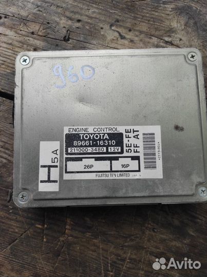 Блок управления двигателем Toyota Corsa 5EFE