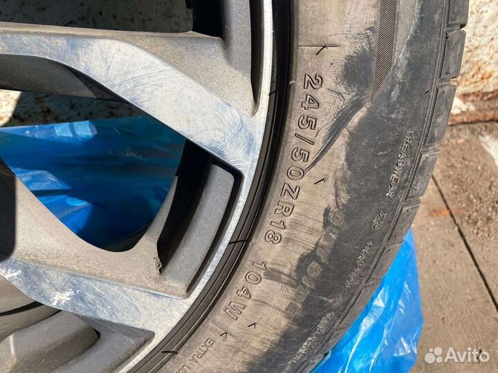 Летняя резина с дисками r18