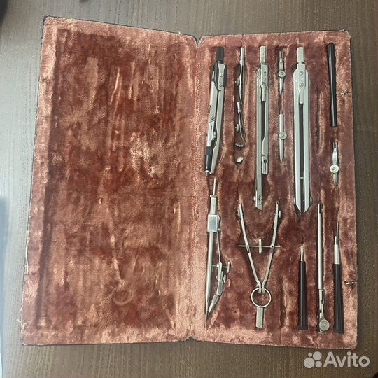 Чертежный набор СССР Ленинград готовальня