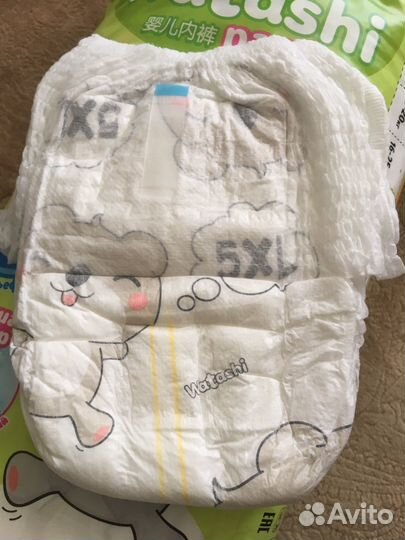 Подгузники трусики 5 watashi