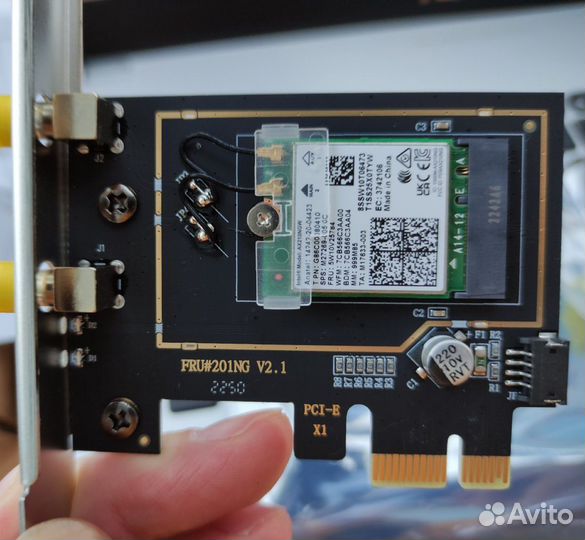 Сетевой адаптер WiFi 6E, Bluetooth 5.3