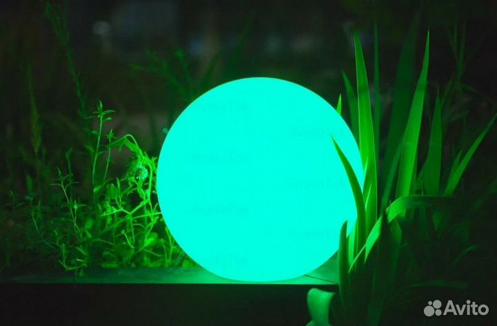 Светильник садовый шар ULG-R001 020/RGB IP65