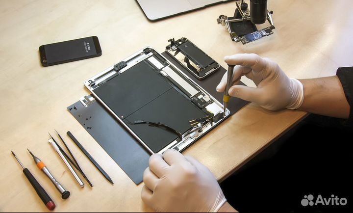 Замена и ремонт iPhone, iPad, Apple Watch, MacBook