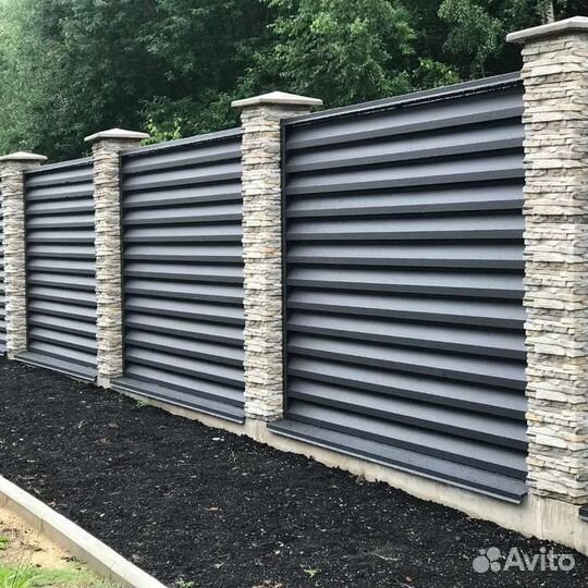 Забор Жалюзи. Производство. Монтаж