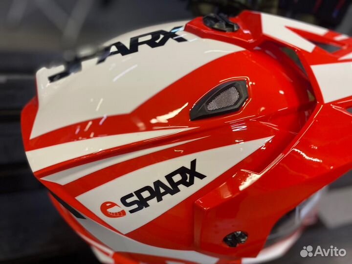 Шлем кроссовый sparx Matador Red