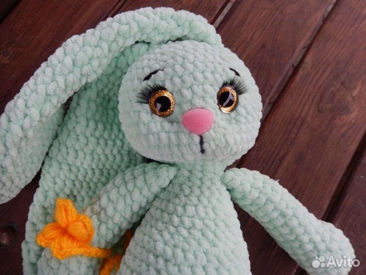 Мягкая игрушка заяц ручная работа