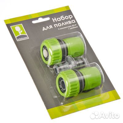 Набор для полива 2 коннектора d3-4+соединитель