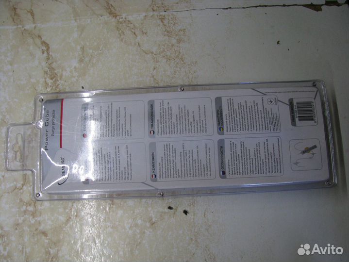Сетевой фильтр-удлинитель SPG3W-B-6 PowerCube 1.8m
