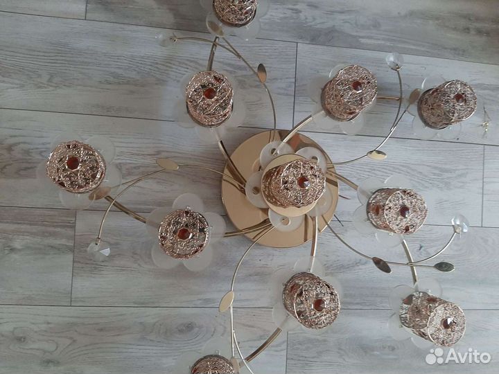 Люстра подвесная потол. фирм.неск.реж.света Чехия