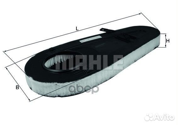 Фильтр возд.BMW F10 2010-2013 LX3598 Mahle/Knecht