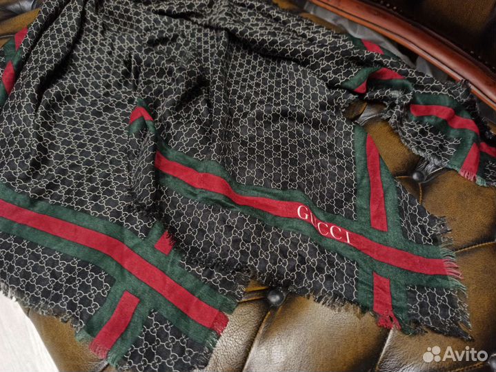 Платок теплый gucci шерсть италия