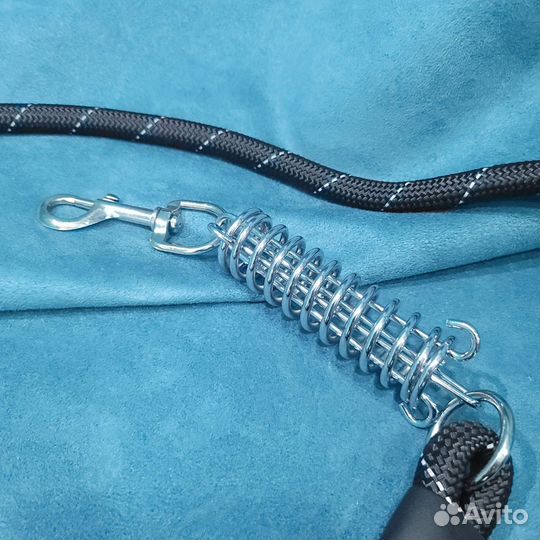 Поводок с амортизатором, усиленный из нейлона