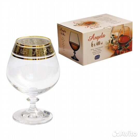 Новый Набор бокалов bohemia