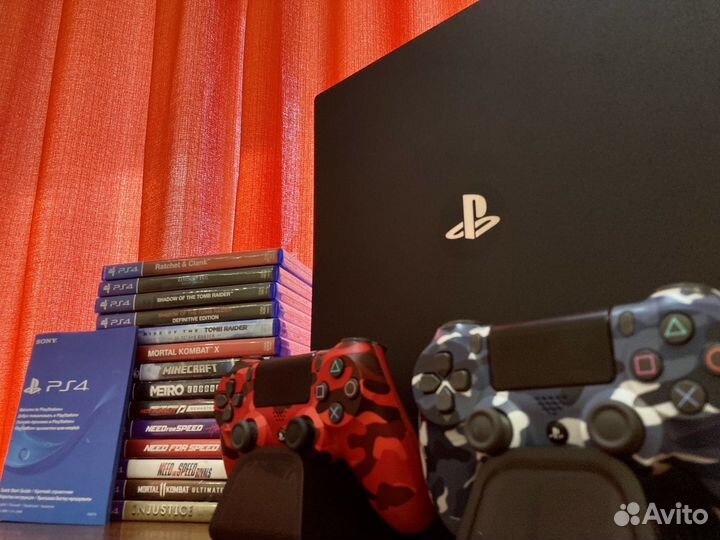 Sony PS4 PRO 1tb / гарантия / игры