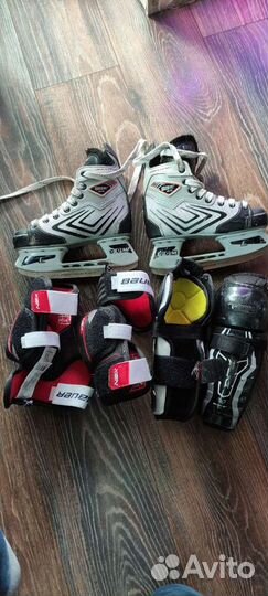 Коньки хоккейные ссм детские