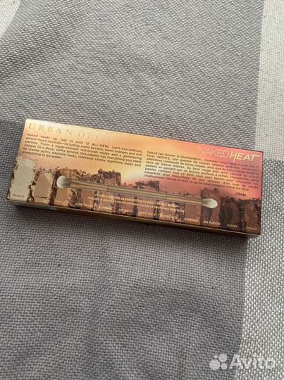 Оригинальная палетка теней Urban Decay Naked Heat