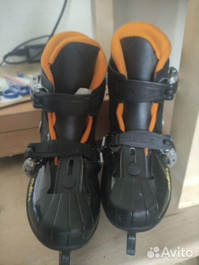 Коньки хоккейные детские, раздвижные