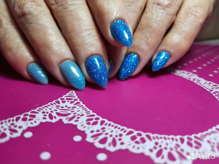 Маникюр на дому наращивание ногтей