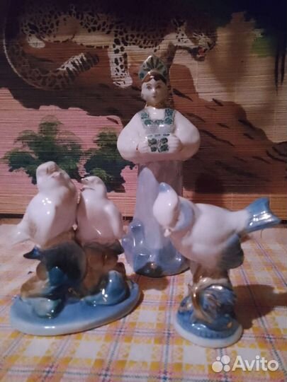 Фарфоровые статуэтки времен СССР