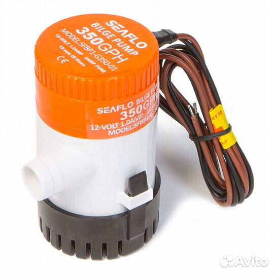 Помпа водооткачивающая SeaFlo трюмная 350 галлон/ч