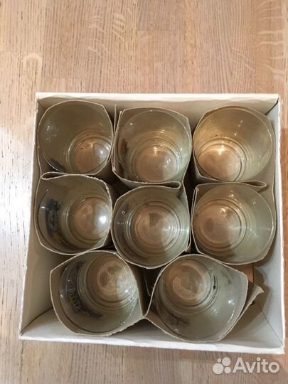 Новый набор стаканов 8 шт