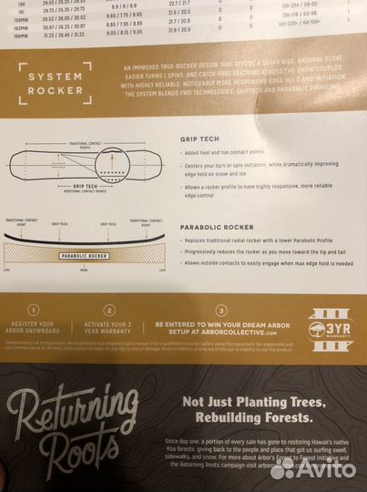Сноуборд Arbor element rocker 20/21 162mw