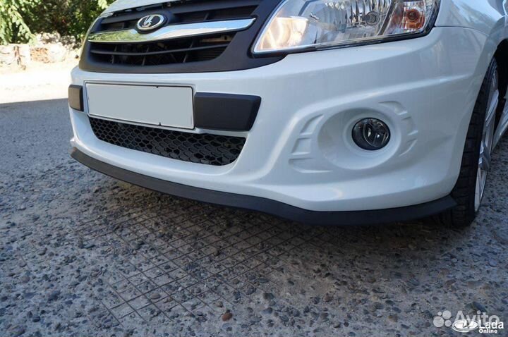 Универсальная губа на бампер samurai